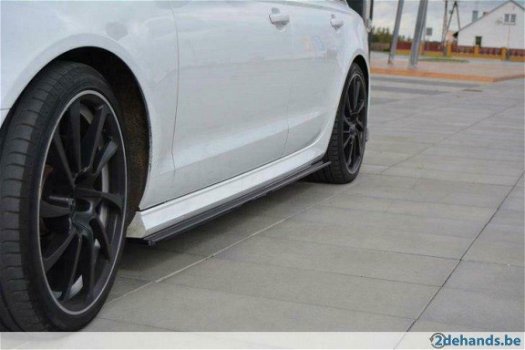 Audi a6 c7 s-line facelift sideskirt diffuser - 6