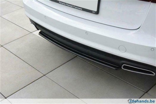 Audi a6 c7 s-line facelift avant centre rear splitter - 2