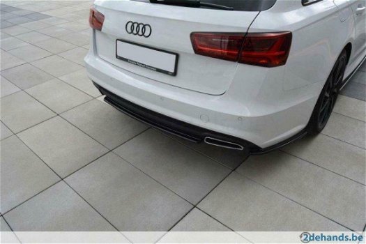 Audi a6 c7 s-line facelift avant centre rear splitter - 3