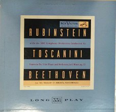 Artur Rubinstein -   Beethoven*, Rubinstein*, Toscanini*, NBC Symphony Orchestra ‎– Concerto No. 3 F