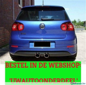 Golf 5 R32 Look Achterbumper spoiler aanzetstuk Gti Tsi Dsg - 1