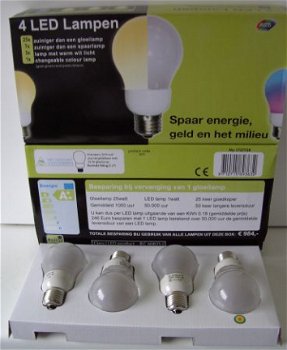 LED LAMP 4DLG. BESPAAR € 984,00! ENERGIE ZUINIG WAT “LED” J - 2