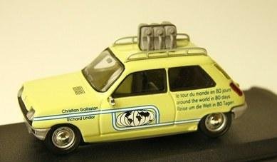 1:43 Eligor Renault 5 R5 Tour du Monde CEC groen - 1