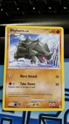 Rhyhorn  95/130 Diamond & Pearl (Base Set)