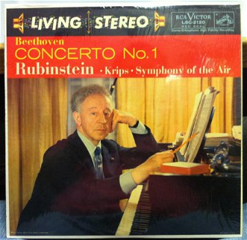 Artur Rubinstein - Beethoven*, Rubinstein* • Krips* • Symphony Of The Air ‎– Concerto No.1 In C, - 1