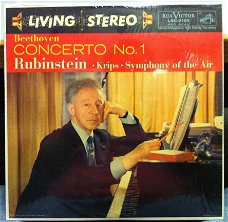 Artur Rubinstein  -   Beethoven*, Rubinstein* • Krips* • Symphony Of The Air ‎– Concerto No.1 In C,