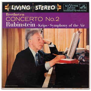Artur Rubinstein - Beethoven*, Rubinstein*, Krips*, Symphony Of The Air ‎– Concerto No.2 (CD) - 1