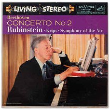 Artur Rubinstein   -   Beethoven*, Rubinstein*, Krips*, Symphony Of The Air ‎– Concerto No.2  (CD)