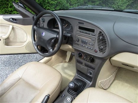 Saab 9-3 Cabrio - 2.0t S leder, airco, apk 07/2020 - 1