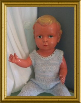 Oud celluloid popje // antique celluloid doll - 2