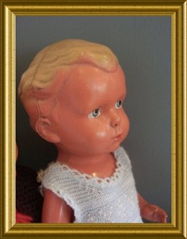 Oud celluloid popje // antique celluloid doll - 6