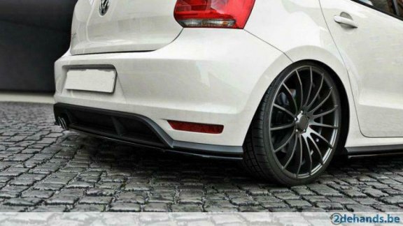 Volkswagen Polo 6C GTI Centre Rear Splitter - 4