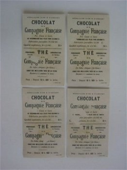 Oude reclamekaartjes : klederdracht, chocola // vintage advertisement cards chocolat - 3