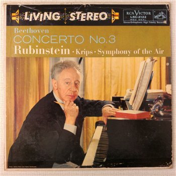 Artur Rubinstein - Ludwig Van Beethoven, Artur Rubinstein, Josef Krips, Symphony Of The Air ‎– C - 1