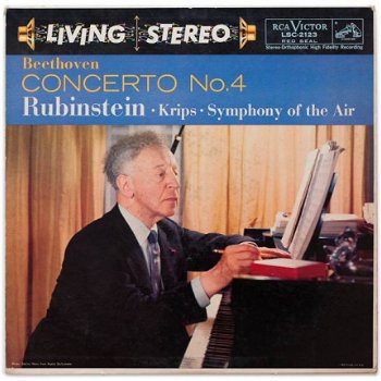 Artur Rubinstein - Ludwig Van Beethoven, Artur Rubinstein, Josef Krips, Symphony Of The Air ‎– C - 1