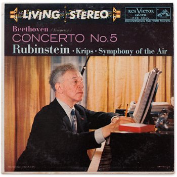 Artur Rubinstein - Ludwig Van Beethoven, Arthur Rubinstein, Josef Krips, Symphony Of The Air ‎– C - 1