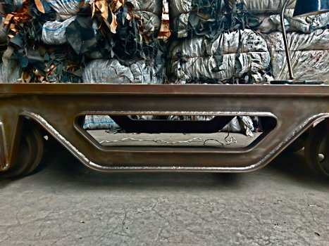 Industriële wagon tafel, salontafel (nieuw!) - 4