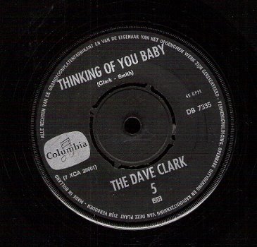 Dave Clark Five - Thinking Of You Baby 1864 (ook JUKEBOX) - 1