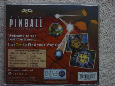 CDrom pinball the lost continent - 2