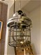 Vintage industriële lamp, kooi lamp, bunkerlamp, dimbaar LED - 2 - Thumbnail