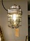 Vintage industriële lamp, kooi lamp, bunkerlamp, dimbaar LED - 7 - Thumbnail