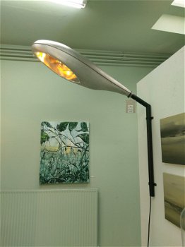 TOP vintage Industriële lamp, lantaarnpaal - 1
