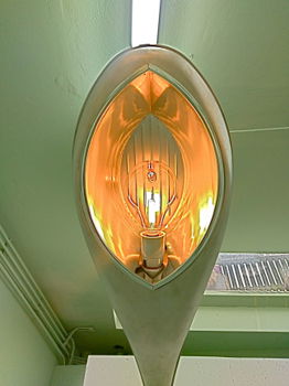 TOP vintage Industriële lamp, lantaarnpaal - 3