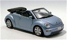 1:43 Autoart VW New Beetle Kever Cabrio Speedblue - 1 - Thumbnail