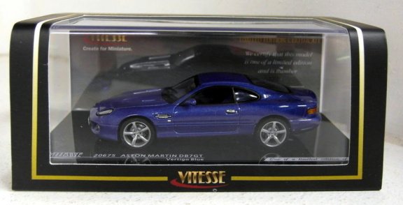 1:43 Vitesse Aston Martin DB7 GT blauw 1992 VSS20675 - 4