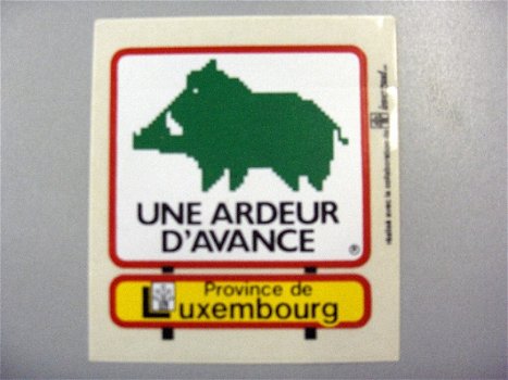 sticker Provincie Luxemburg - 1