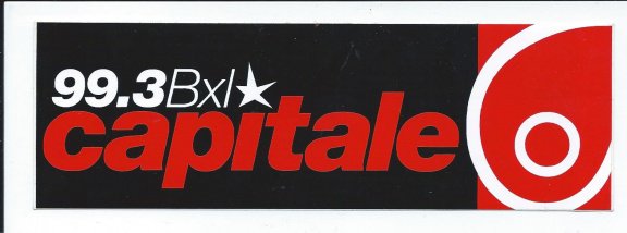 stickers radio Capitale Bxl - 1