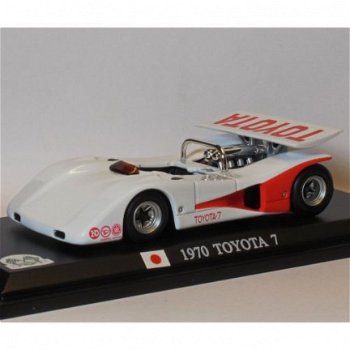 1:43 Del Prado Toyota 7 Racing Car Collection 1970 + Booklet - 0