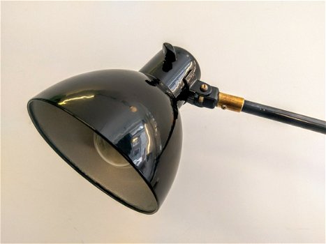 Vintage industriële Kandem Bauhaus bureau lamp 1935 - 3