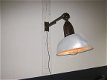 Vintage Franse industriële lamp, straatlantaarn, jaren '50 - 3 - Thumbnail