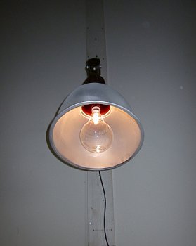 Vintage Franse industriële lamp, straatlantaarn, jaren '50 - 4