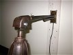 Vintage Franse industriële lamp, straatlantaarn, jaren '50 - 6 - Thumbnail