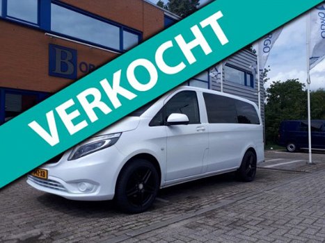 Mercedes-Benz Vito - 116 CDI Lang Airco, navi, camera, inrichting, 18 inch, nap, bj2015 - 1