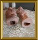 Twee leuke oude klei / aardewerk / terracotta popjes - 5 - Thumbnail