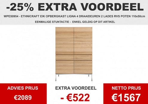 ETHNICRAFT LIGNA barkast met €522 KORTING ! - 1