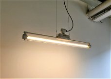 Vintage Industriële TL Lamp met DIMBAAR LED, 5 jaar garantie