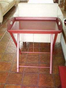 Butler tray te koop, donker mahonie - EN MEER ARTIKELEN !!