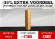 Teak Badkamermeubel 150cm met 2 waskommen en granieten blad met €875 toonzaalkorting ! - 2 - Thumbnail