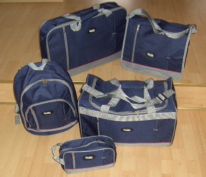 REISKOFFERSET (TRAVELBAGS) GROTE 5 DELIGE SET NIEUW - 1