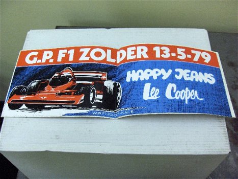 sticker Gran Prix Zolder - 1