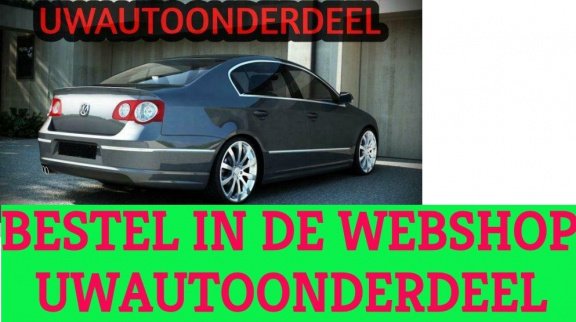 Vw Passat B6 3C Sedan R Line Look Achterbumper Spoiler - 1