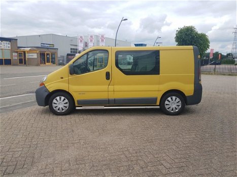 Renault Trafic - 2.5 dCi L1 H1 DC DUBBEL CABINE AIRCO NAVI PARK.SENSOREN ETC - 1