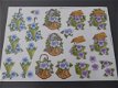 3D Knipvel 70, bloemen - 1 - Thumbnail