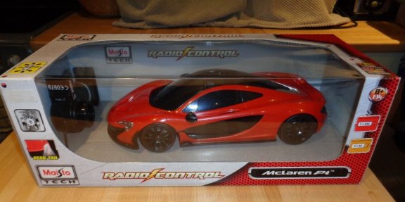 1:14 MAISTO 81243 RC CAR Mclaren P1 oranjerood-zwart - 2