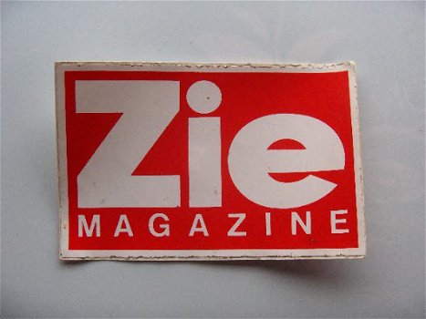 sticker Zie Magazine - 1