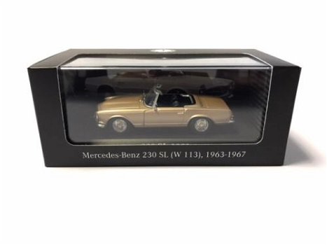 1:43 Ixo Mercedes-Benz 230 SL Pagode W113 1963-1967 metallic beige-gold - 4